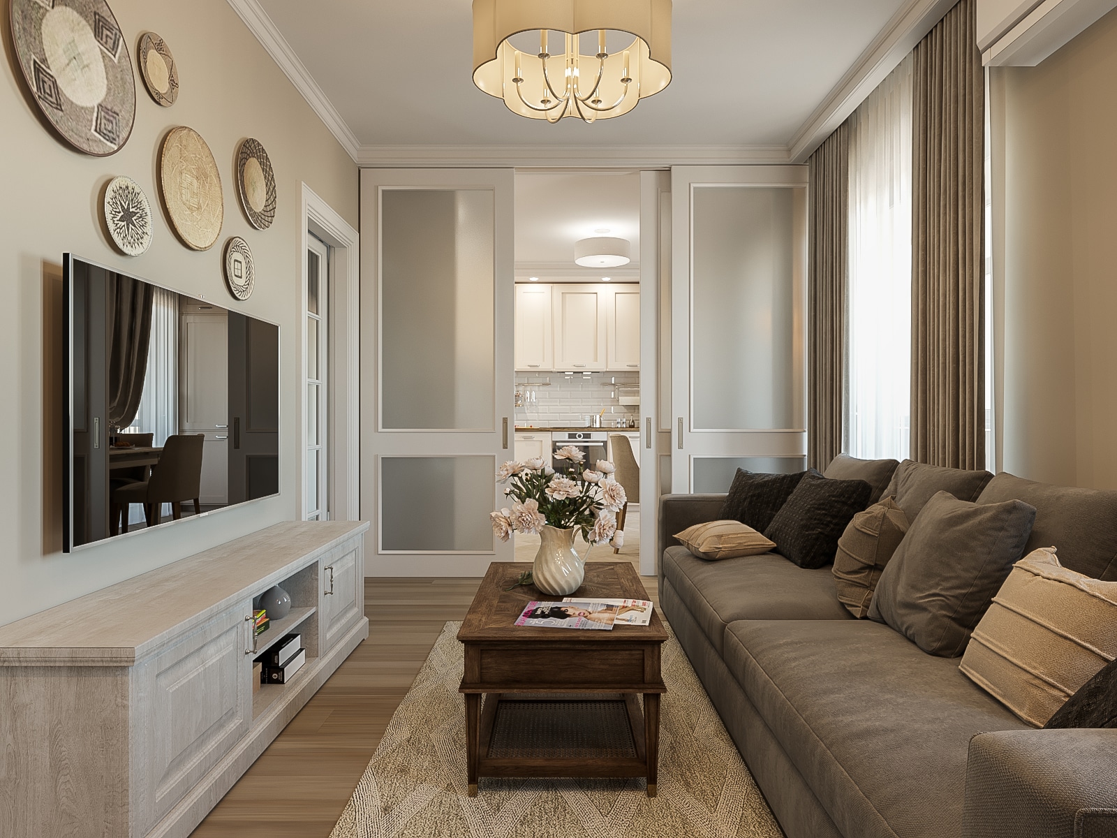 Меблировка двухкомнатной квартиры